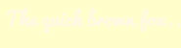 Image with Font Color FFF8E7 and Background Color FFFFCC
